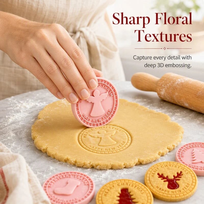 🎄🍪 Holiday Baking Shape Collection – Festive Cookie Molds for Family Christmas Fun