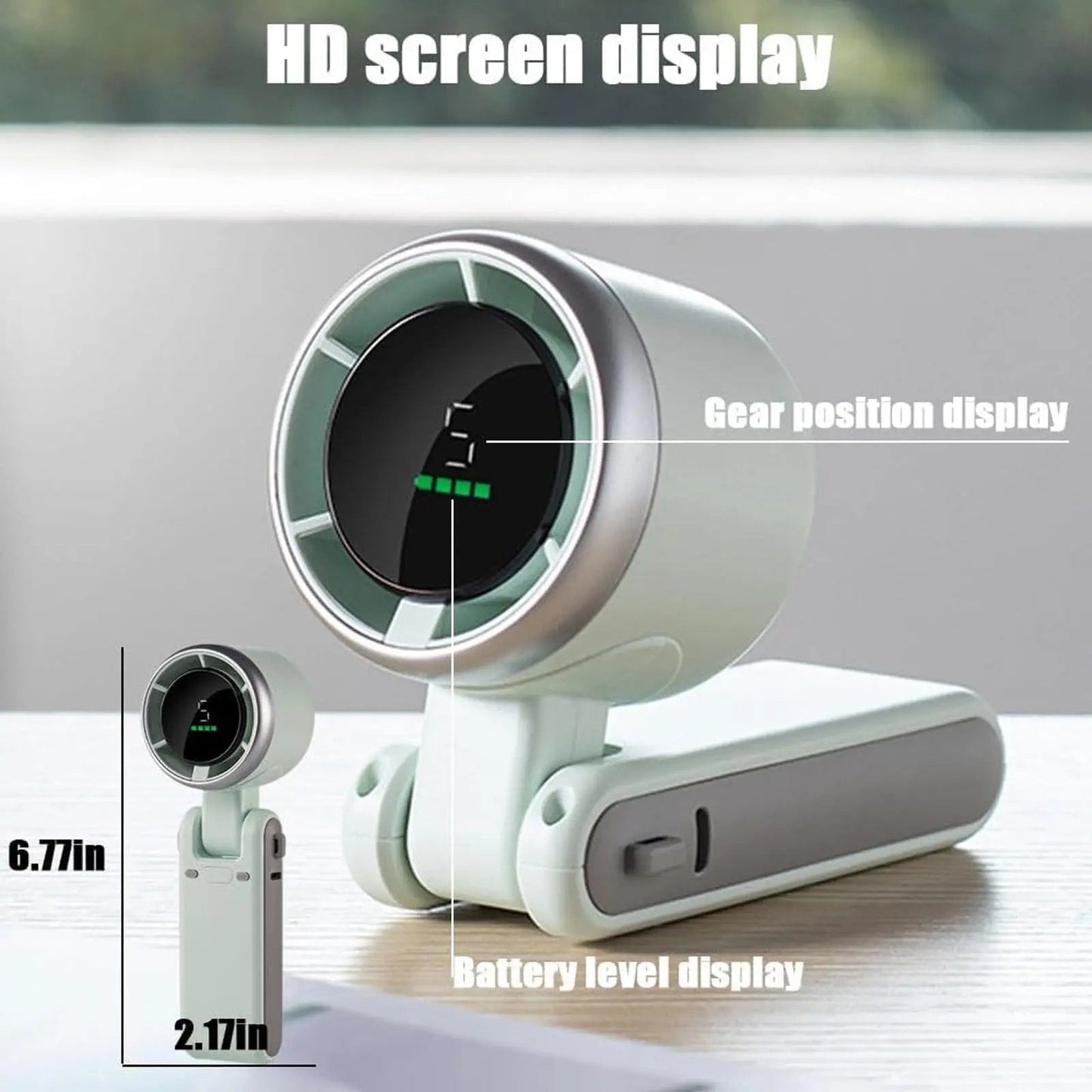 🔥Summer Hot Sales 49%🧊 OffTurboFold Portable Fan – Powerful Cooling Anywhere