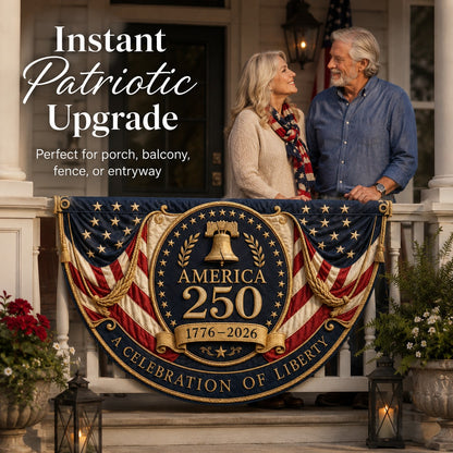 🇺🇸America 250th Anniversary Patriotic Fan Bunting Flag