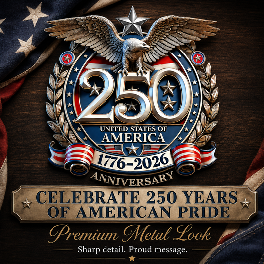 🇺🇸 250th Anniversary Sale - 250th Anniversary USA Eagle Metal Emblem