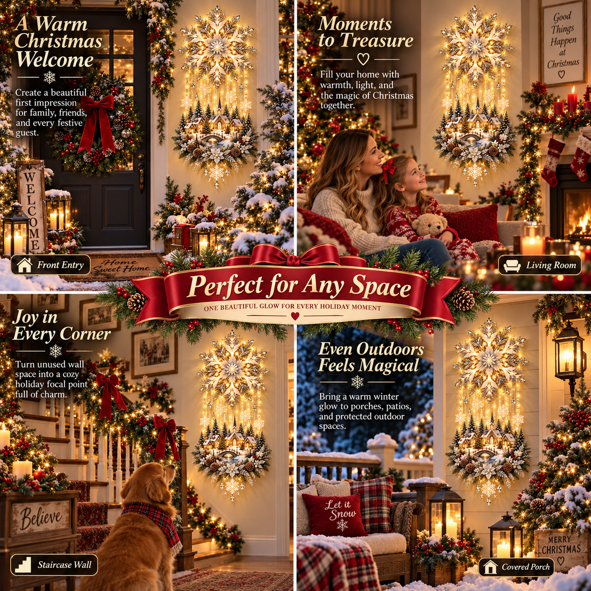 🎄Christmas Magic Glow Garden Light – ⭐Light Up Your Holiday Wonderland🎄