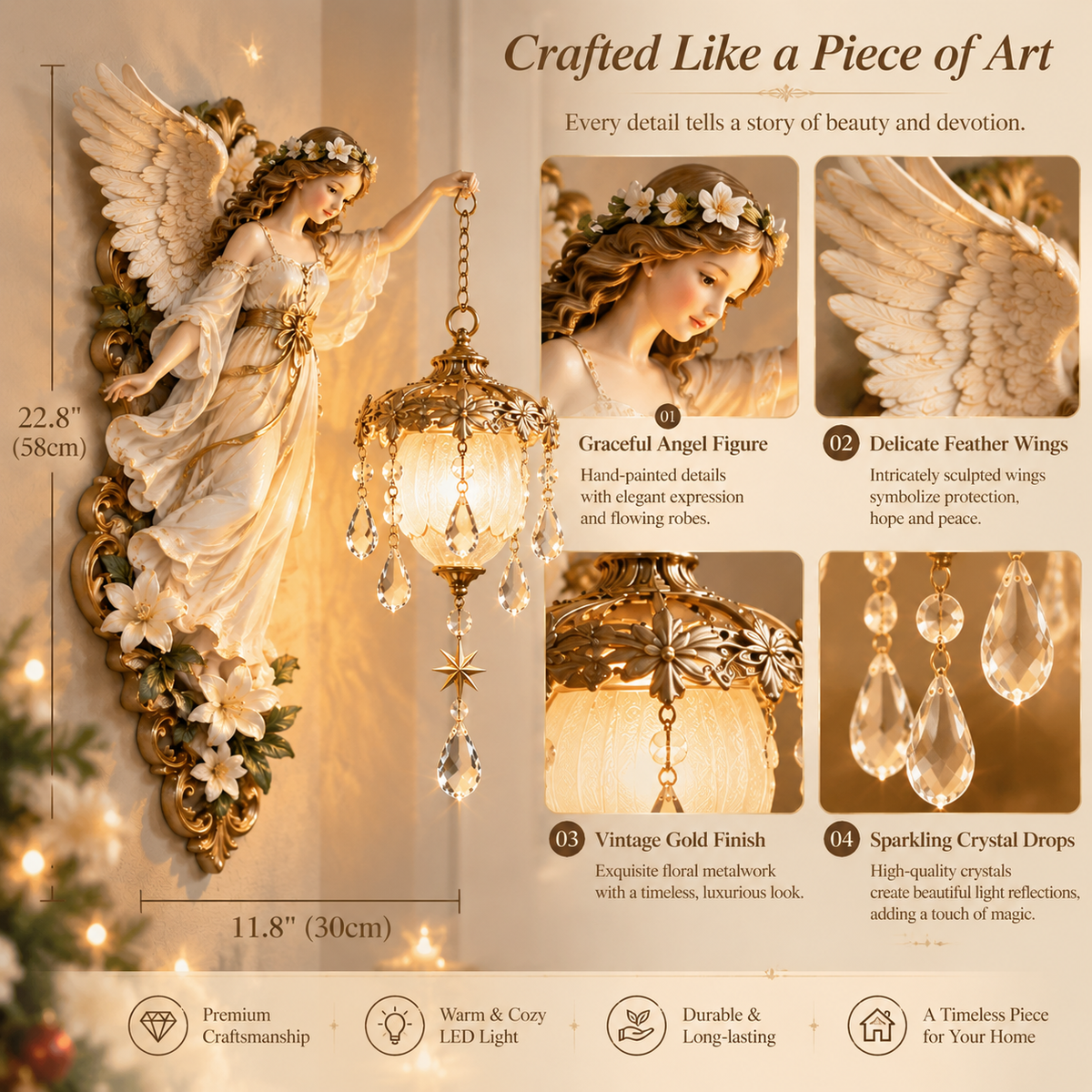 🔥Last Day 49% OFF🔥-🧚Angel Guardian Lamp