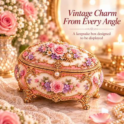 🦋🌸 50% OFF Floral Ballerina Music Box – A Romantic Keepsake With a Magical Butterfly Reveal