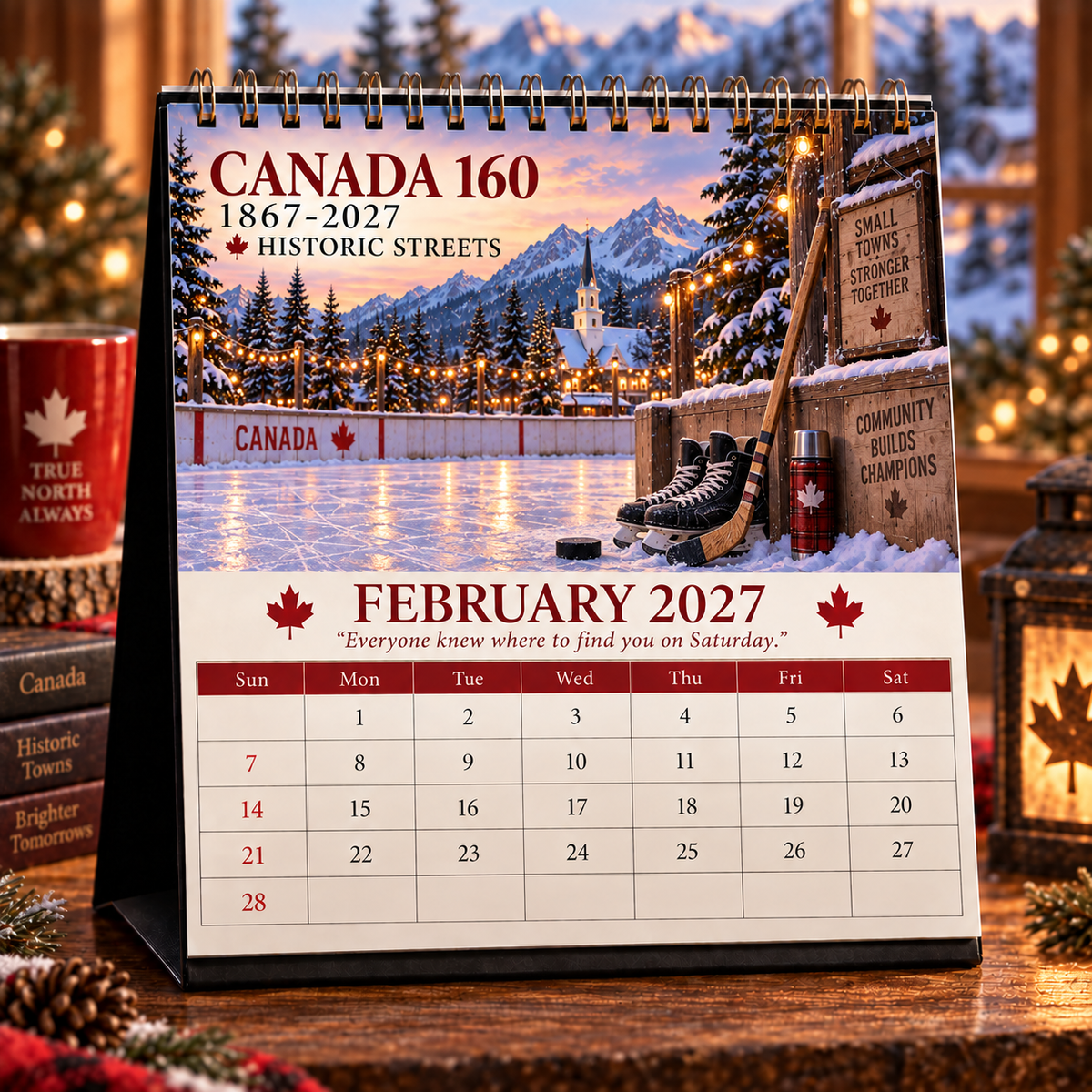 🇨🇦CANADA 160 HISTORIC STREETS 2027 Calendar