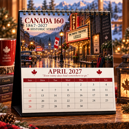 🇨🇦CANADA 160 HISTORIC STREETS 2027 Calendar