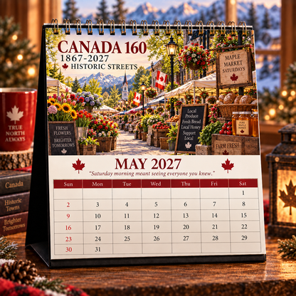 🇨🇦CANADA 160 HISTORIC STREETS 2027 Calendar