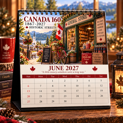 🇨🇦CANADA 160 HISTORIC STREETS 2027 Calendar