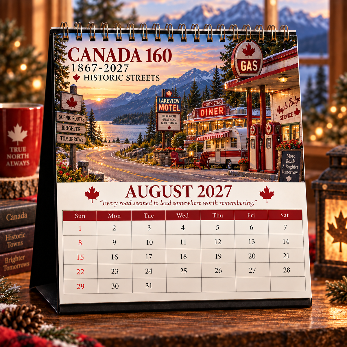 🇨🇦CANADA 160 HISTORIC STREETS 2027 Calendar