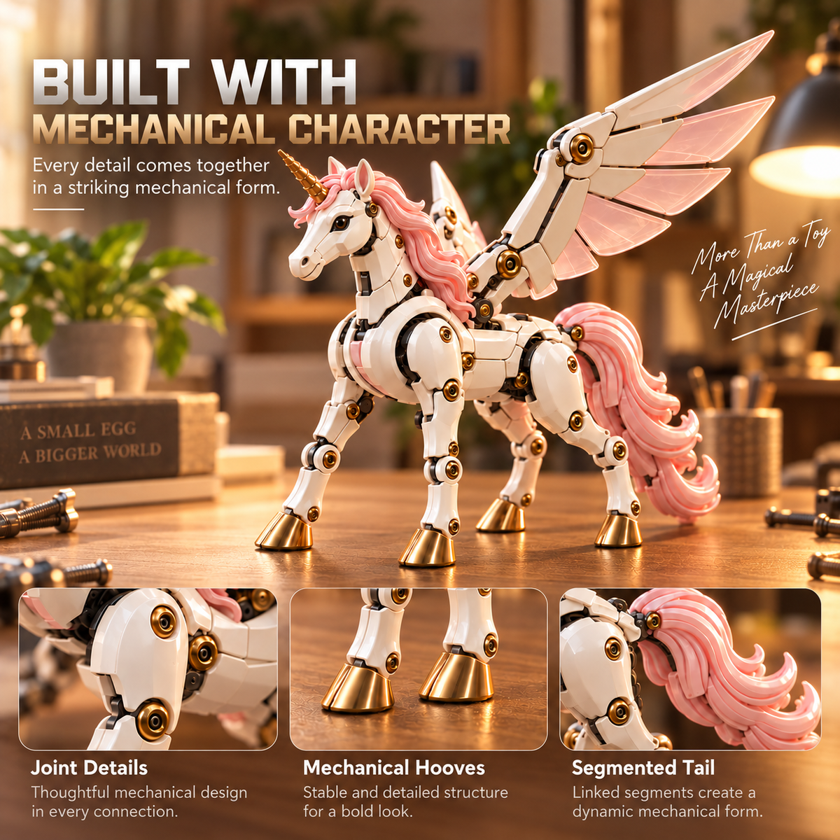 🥚🦄 Transforming Unicorn Egg – One Figure, Two Magical Forms