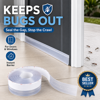 🔥55% OFF🛡️Universal Silicone Door Gap Seal Tape – Draft, Dust & Bug Blocker