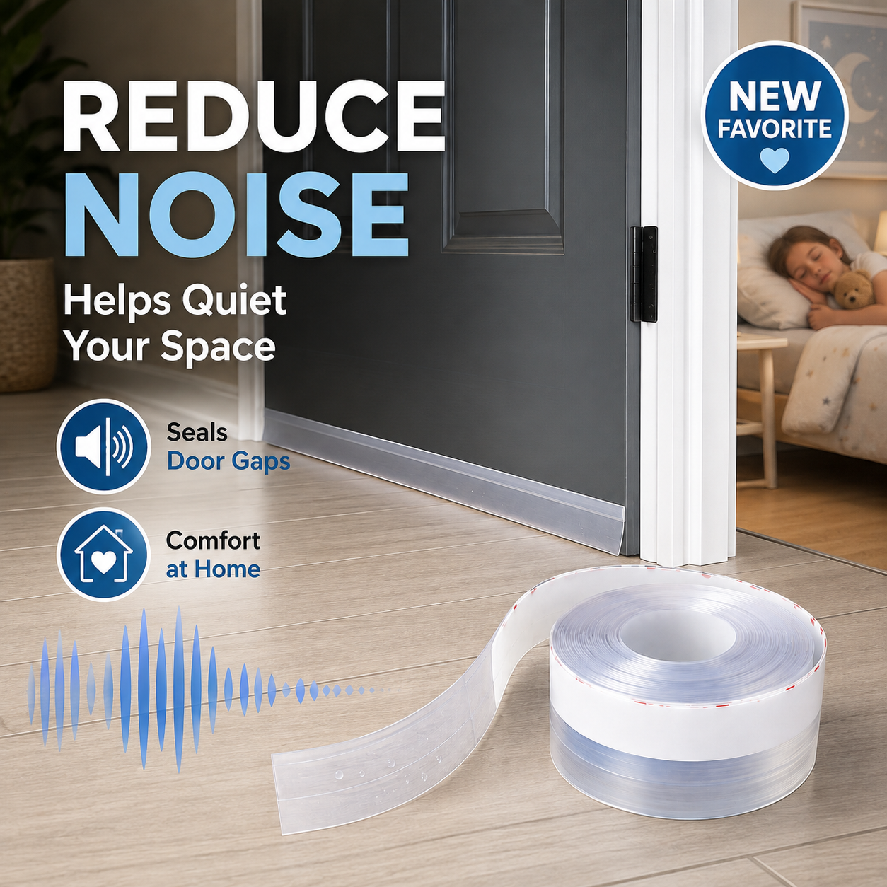 🔥55% OFF🛡️Universal Silicone Door Gap Seal Tape – Draft, Dust & Bug Blocker