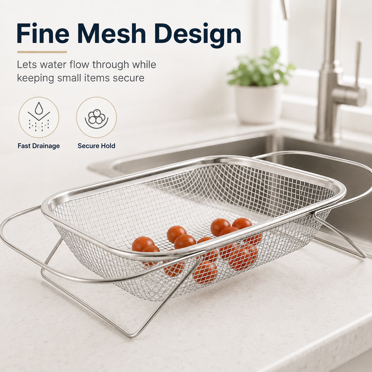 🔥50% OFF TODAY💦Adjustable Over-the-Sink Strainer Basket