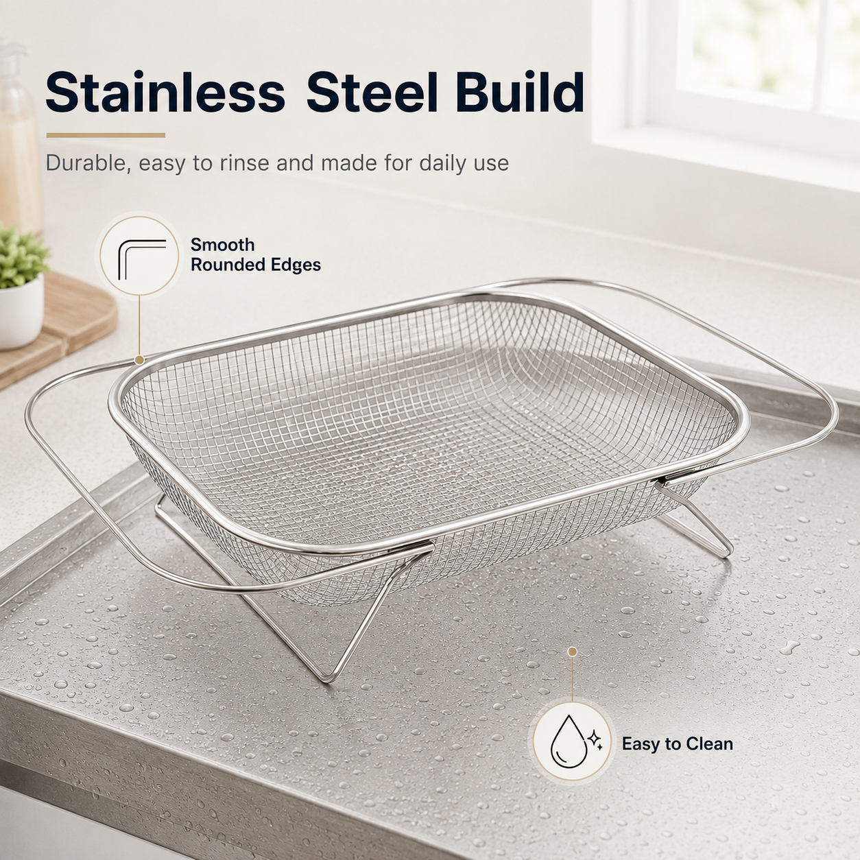 🔥50% OFF TODAY💦Adjustable Over-the-Sink Strainer Basket