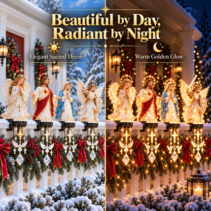 ⏳ Last Day 49% OFF –✨ Christmas Sacred Jesus/Virgin Mary Balustrade Light