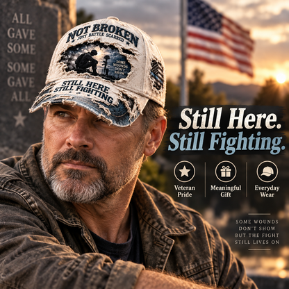 Veteran Mental Health Awareness PTSD 3D Embroideryed Baseball Cap