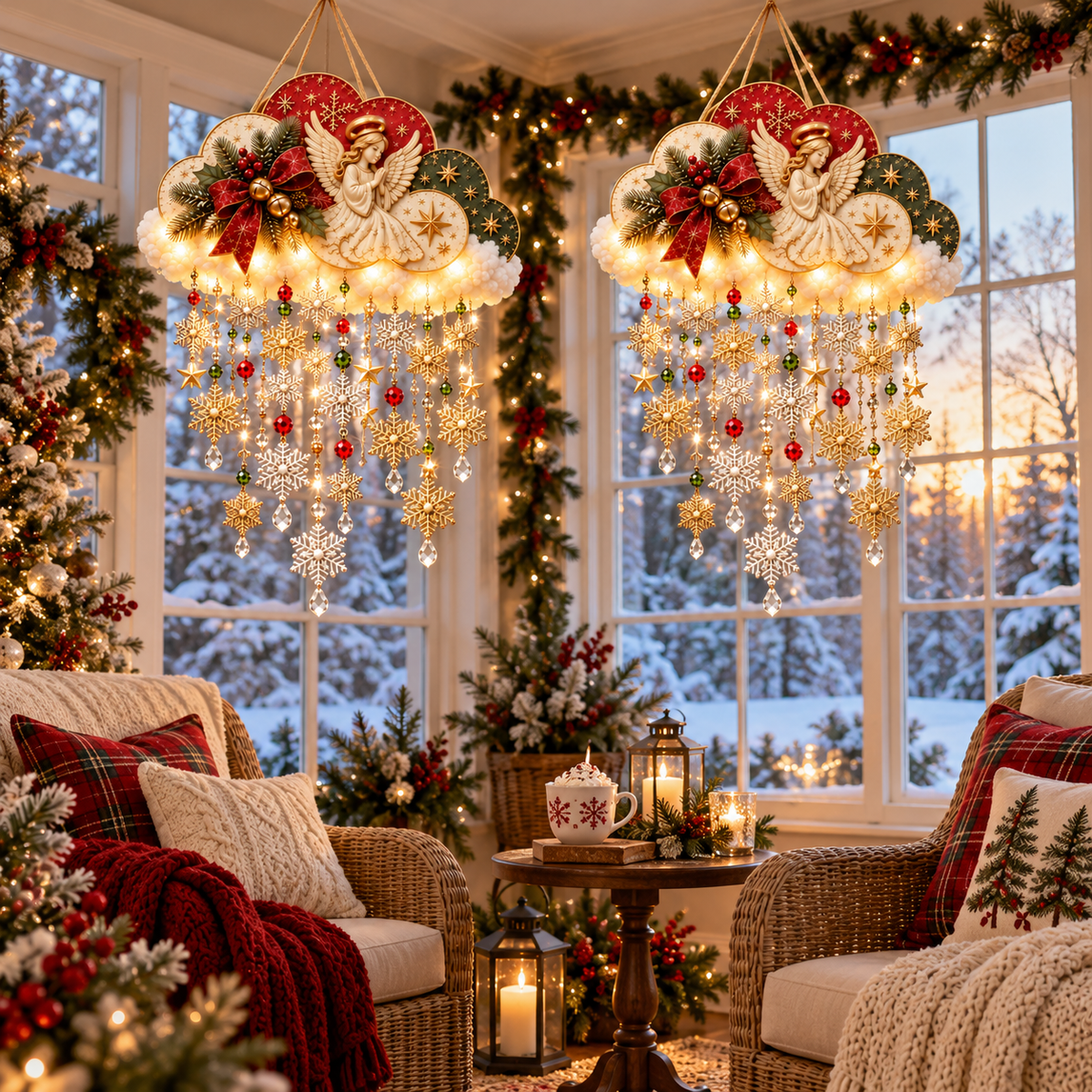 ⏳ Last Day 49% OFF –🪽✨ Angelic Christmas Snowfall Cloud