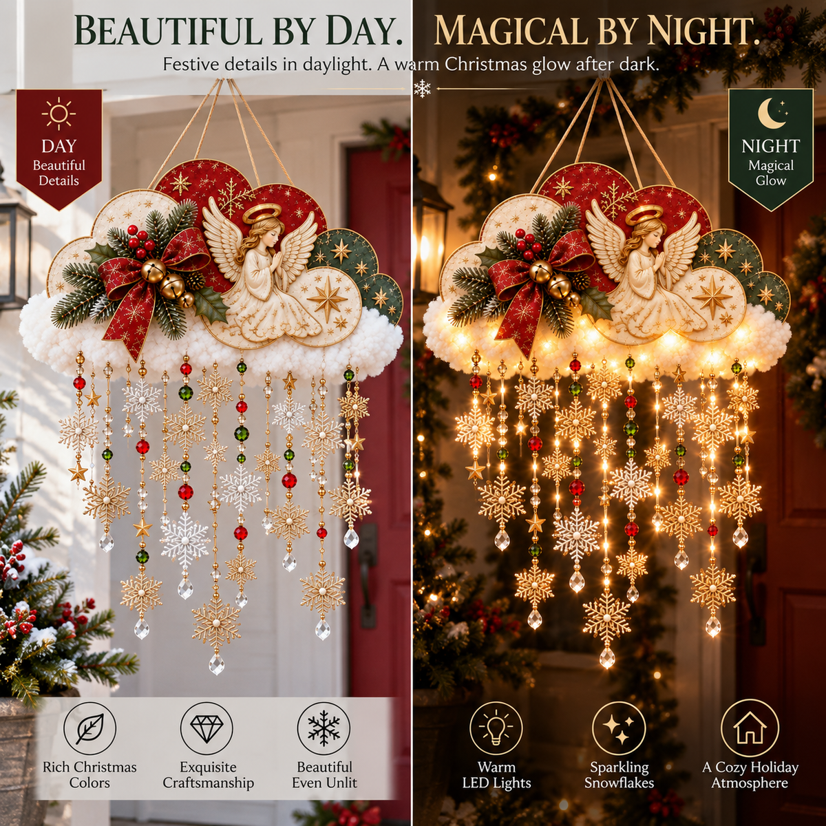 ⏳ Last Day 49% OFF –🪽✨ Angelic Christmas Snowfall Cloud