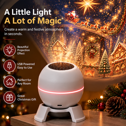 ✨Last Day 49% OFF-🎄 Magical Christmas Projection Night Light