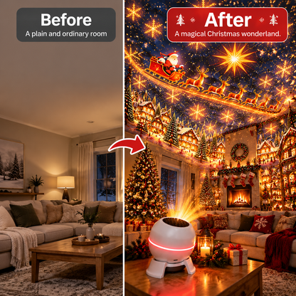 ✨Last Day 49% OFF-🎄 Magical Christmas Projection Night Light
