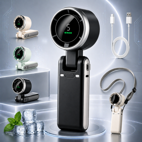 🔥Summer Hot Sales 49%🧊 OffTurboFold Portable Fan – Powerful Cooling Anywhere