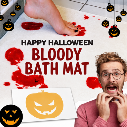 🎃 BloodStep Halloween Reaction Mat 🩸 Water Activated Bloody Footprint Effect