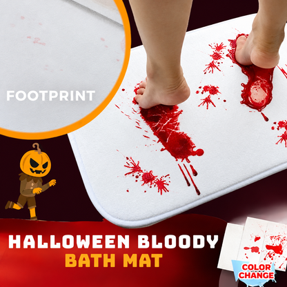 🎃 BloodStep Halloween Reaction Mat 🩸 Water Activated Bloody Footprint Effect