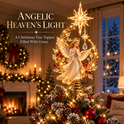 ❤️Cardinal Heaven’s Light Tree Topper🐦🎄