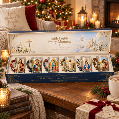 ⏳ Last Day 49% OFF – ✝️ 3D Christian Devotional Glass Mug Collection