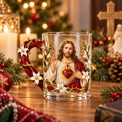 ⏳ Last Day 49% OFF – ✝️ 3D Christian Devotional Glass Mug Collection