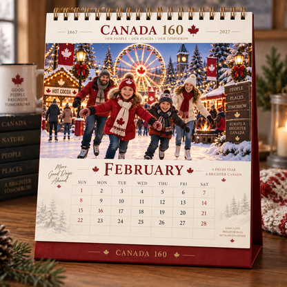 🍁 Canada 160 Family Calendar 2027 | 12 Months of Canadian Seasons, Traditions & Memories