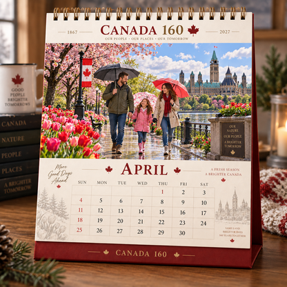 🍁 Canada 160 Family Calendar 2027 | 12 Months of Canadian Seasons, Traditions & Memories