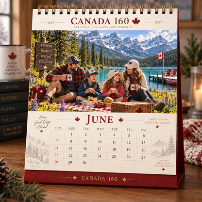 🍁 Canada 160 Family Calendar 2027 | 12 Months of Canadian Seasons, Traditions & Memories