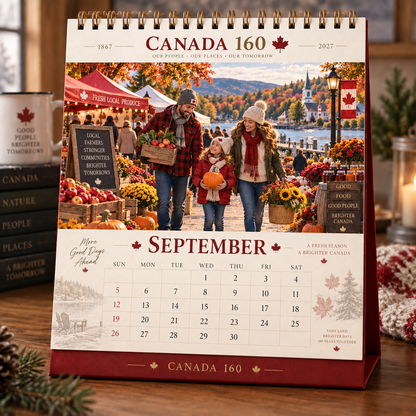 🍁 Canada 160 Family Calendar 2027 | 12 Months of Canadian Seasons, Traditions & Memories