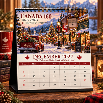 🇨🇦CANADA 160 HISTORIC STREETS 2027 Calendar