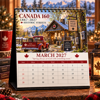 🇨🇦CANADA 160 HISTORIC STREETS 2027 Calendar
