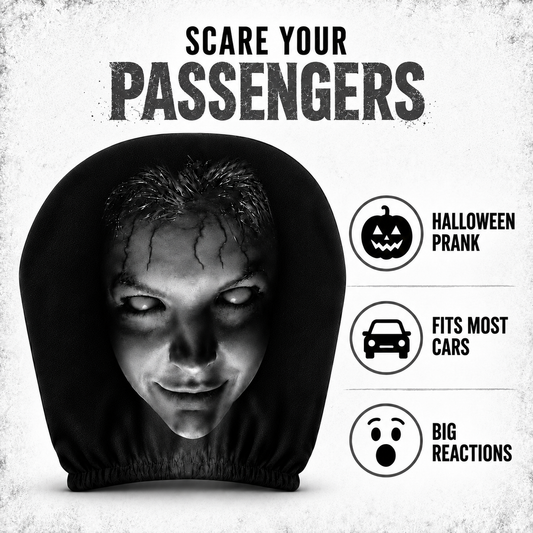 Creepy Passenger Car Headrest