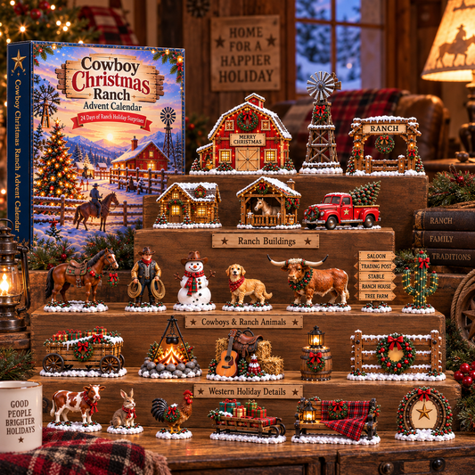 🤠🎄 2026 Cowboy Christmas Ranch Advent Calendar | 24 Days of Western Holiday Surprises