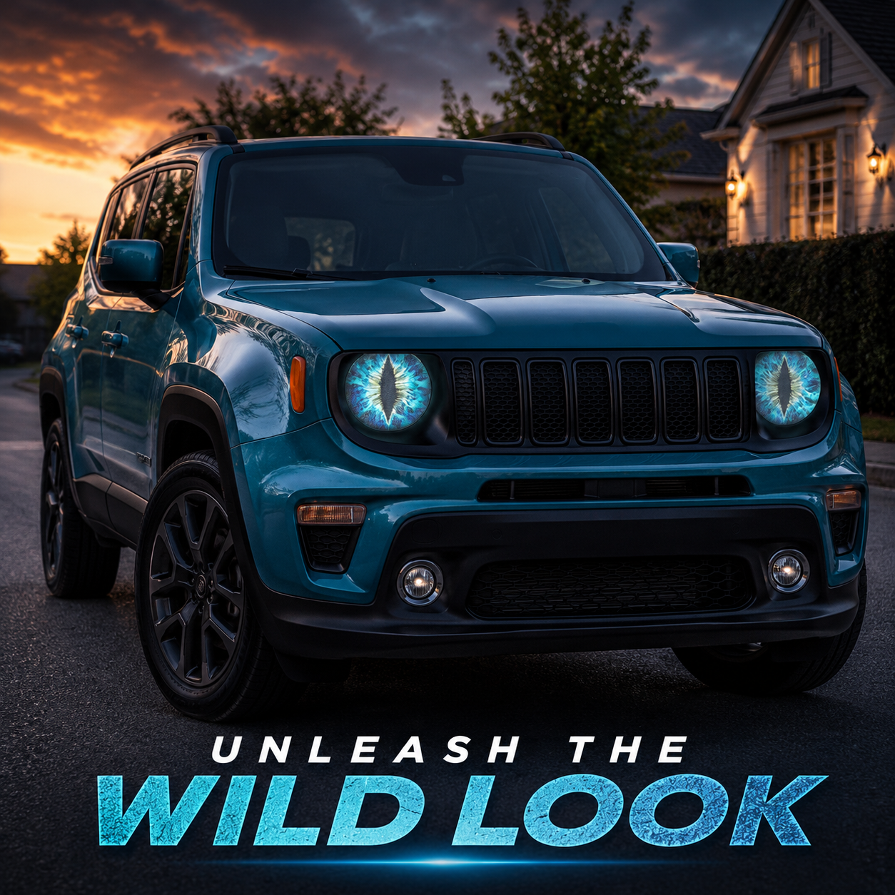🔥Summer Hot Sale 49% OFF👹 Beast Eyes Aggressive Headlight Decals（1 Pair）