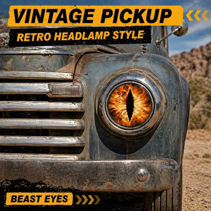 🔥Summer Hot Sale 49% OFF👹 Beast Eyes Aggressive Headlight Decals（1 Pair）