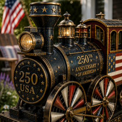 Last Day Promo: 49% OFF🚂America 250 Liberty Express Wind Spinner-Buy 2 Free Shipping Today!