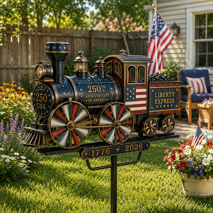 Last Day Promo: 49% OFF🚂America 250 Liberty Express Wind Spinner-Buy 2 Free Shipping Today!