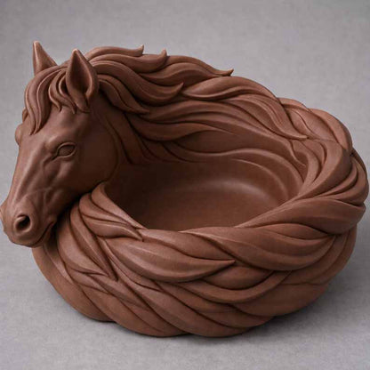 🔥LAST DAY 49% OFF🐴 Carved Horse Head Decor Tray