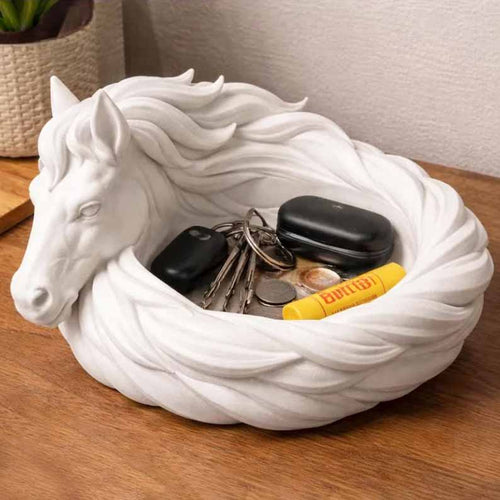 🔥LAST DAY 49% OFF🐴 Carved Horse Head Decor Tray