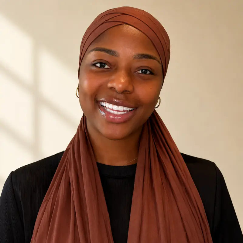 ✨ Adjustable Pre-Tied Turban Wrap – Effortless Everyday Elegance