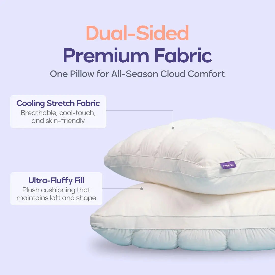 ☁️ Cooling Cloud Pillow – Ultra Plush Sleep Comfort