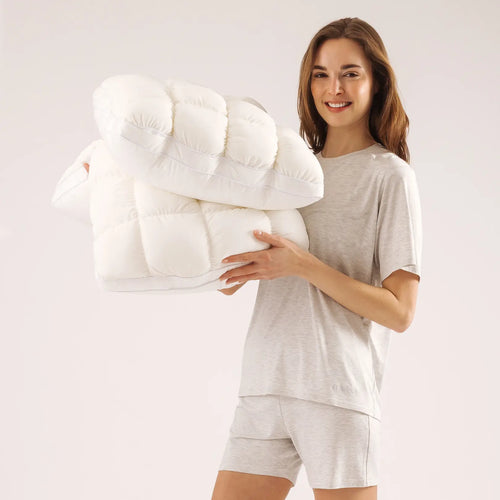☁️ Cooling Cloud Pillow – Ultra Plush Sleep Comfort