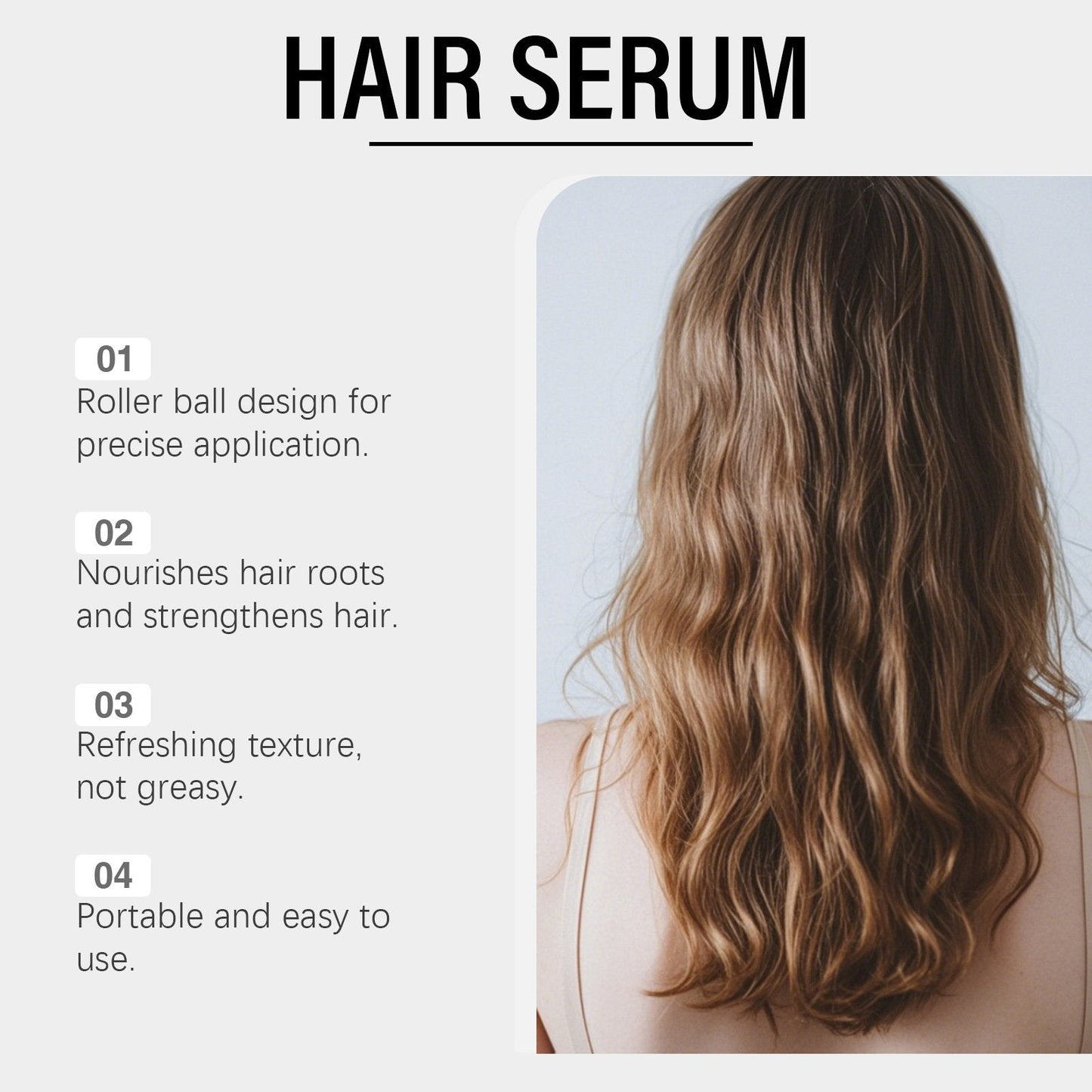 🧴 Niacinamide Hair Serum Silky Smooth Treatment for All Hair Types