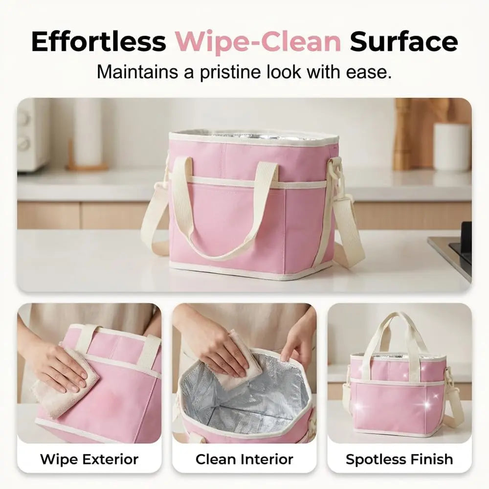 🥤 4 Compartment Insulated Drink Bag Removable Divider with Adjustable Strap