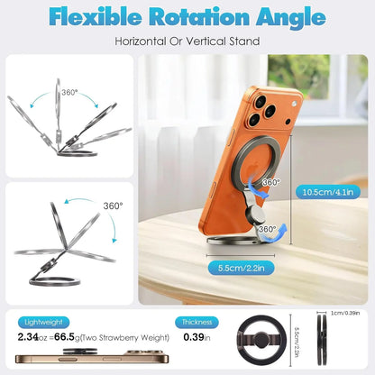 Magnetic Phone Stand Fidget Spinner 2-in-1 Holder
