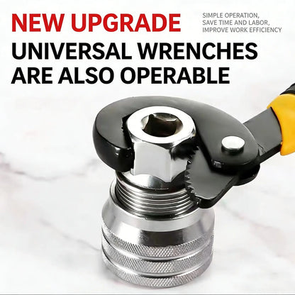 👨‍🔧🔧 Multi-Use Socket Wrench, Durable Repair Tool for Home & Auto